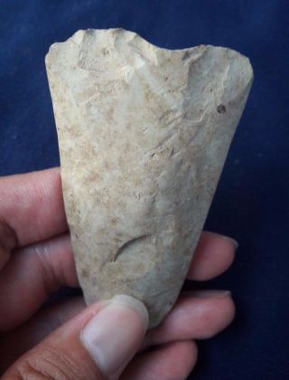 Thailand Paleolithic Hand Scarper Axe Celt Sandstone [tm82] photo