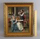 Antique 19thc Auguste Serrure Flemish Genre Musicians Violinist Oil Painting Nr String photo 1
