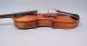 Antique Estate Found C1900 German Stainer Labeled Copy Violin W 2 Bows String photo 3