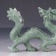100 Natural Dushan Jade Hand Carved Dragon Statues Dy212 Figurines & Statues photo 2