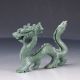 100 Natural Dushan Jade Hand Carved Dragon Statues Dy212 Figurines & Statues photo 3