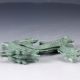 100 Natural Dushan Jade Hand Carved Dragon Statues Dy212 Figurines & Statues photo 4
