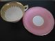 Aynsley Pink Gold Lace Teacup And Saucer Cups & Saucers photo 2