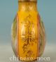 Rare Chinese Old Glass Handmade Painting Europe Girl Statue Snuff Bottle Snuff Bottles photo 2