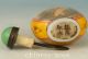 Rare Chinese Old Glass Handmade Painting Europe Girl Statue Snuff Bottle Snuff Bottles photo 6