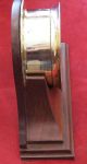 Waltham Us Navy Ship Clock With Two 6 Inch Dials And Wood Chelsea Type Stand Clocks photo 3