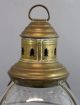 Antique Maritime,  Perkins 6,  Brass Kerosene Ships Lantern, Lamps & Lighting photo 2