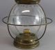 Antique Maritime,  Perkins 6,  Brass Kerosene Ships Lantern, Lamps & Lighting photo 3