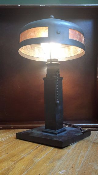 Antique Roycroft Copper Lamp - Early 20th Century - photo