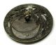 Lg Sz Antique Pierced Brass Button Steel Crescent Moon Harvest Scene 1 & 7/16 Buttons photo 1