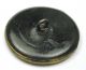 Lg Sz Antique Brass Button Detailed Garden Spider Design - 1 & 3/8 