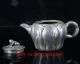 Old Silver Copper Handwork Carved Lotus Teapot With A Cute Cover Bt059 Teapots photo 3