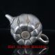 Old Silver Copper Handwork Carved Lotus Teapot With A Cute Cover Bt059 Teapots photo 5