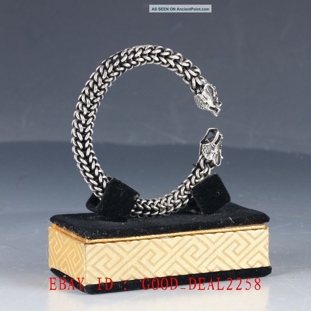 Chinese Silver Handwork Dragon Bracelet Zj38 Bracelets photo