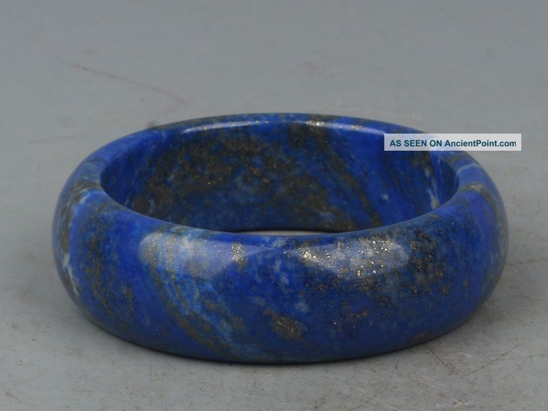 China Exquisite Hand - Carved Lapis Lazuli Bracelet Bracelets photo