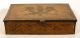 1800s Fine Scarce Tin Toleware Lap Desk Covered Box Yellow Cornucopias Urn Vines Toleware photo 2