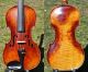 Fine Antique Violin Labelled H.  K.  Bohm,  Znaim (j.  Klotz Model).  Tone String photo 1