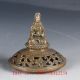 Old Chinese Bronze Buddhism Incense Burner With Ming Dynesty Xuande Mark Incense Burners photo 4