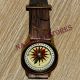 Antique Brass Compass Hand Wrist Watch Look Nautical Marine Navigation Compass Compasses photo 4