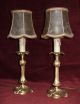 Pair Antique French Gilt Bronze Table Lamps,  With Shades.  Reserved Sgri4294 20th Century photo 1