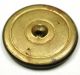 Lg Sz Antique Brass Button Detailed Bamboo Scene - 1 & 7/16 