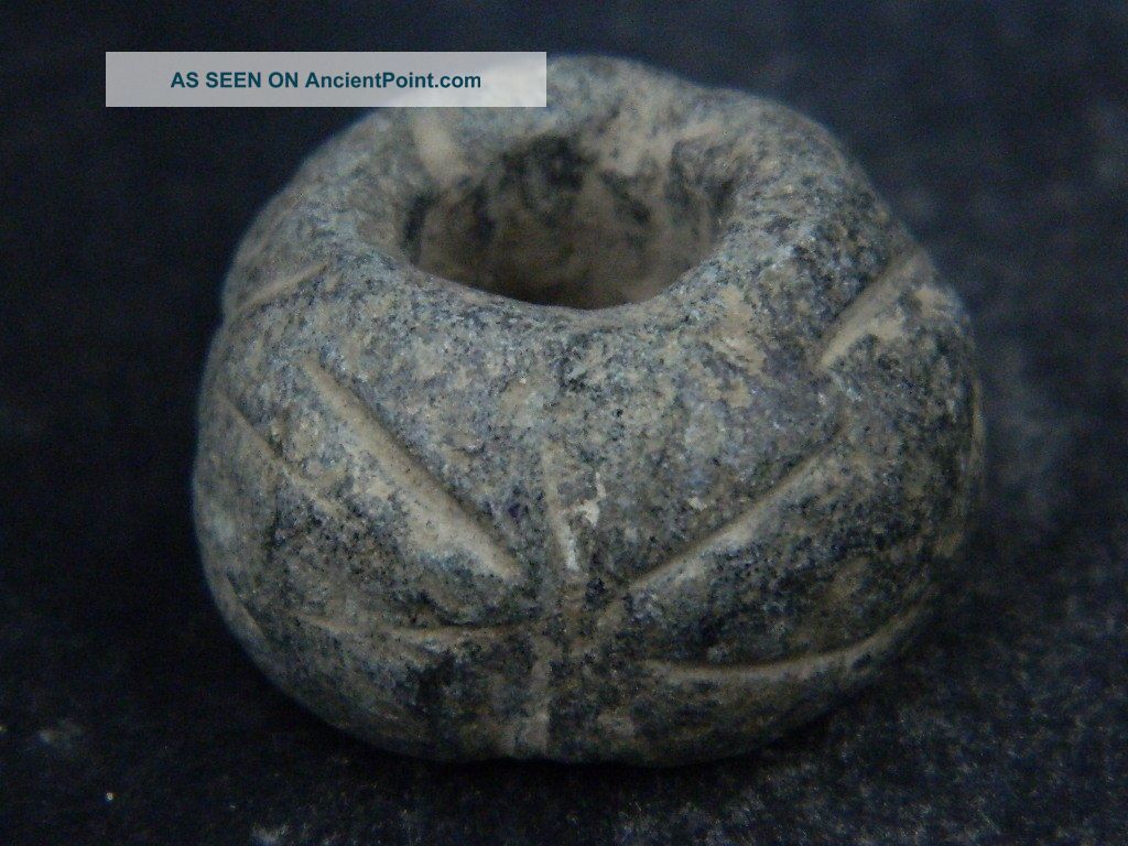 Ancient Stone Bead/spindle Whorl Gandharan/gandhara100 Ad Stn835 Near Eastern photo