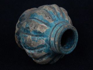 Ancient Glazed Pot Islamic 1100 Ad Pt525 photo