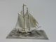 Solid Sterling Silver 2 Masted Yacht Ship Boat By Seki Japan Scrap 72 Gr 2.  5 Oz Other Antique Sterling Silver photo 1