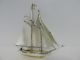Solid Sterling Silver 2 Masted Yacht Ship Boat By Seki Japan Scrap 72 Gr 2.  5 Oz Other Antique Sterling Silver photo 7