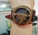 Antique Nautical Vintage Wrist Compass Sundial Watch W/leather Strap Gift Item Compasses photo 4