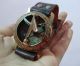 Antique Nautical Vintage Wrist Compass Sundial Watch W/leather Strap Gift Item Compasses photo 6