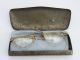 Antique - Gold Plated Half Moon Spectacles - Cased - Friars Of The Sack - C1910 Other Antique Science Equip photo 2