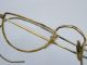 Antique - Gold Plated Half Moon Spectacles - Cased - Friars Of The Sack - C1910 Other Antique Science Equip photo 4