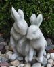 Concrete Bunny Rabbit Statue Primitive/french Country Farmhouse Garden Decor Primitives photo 3