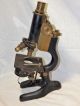 Antique Cast Iron & Brass 1920 ' S Baush Lomb Usn 487 Military Microscope Microscopes & Lab Equipment photo 1