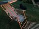 Vintage Fabric & Wood Folding Ship Deck Lawn Chair 100 1940 ' S 2 1900-1950 photo 7