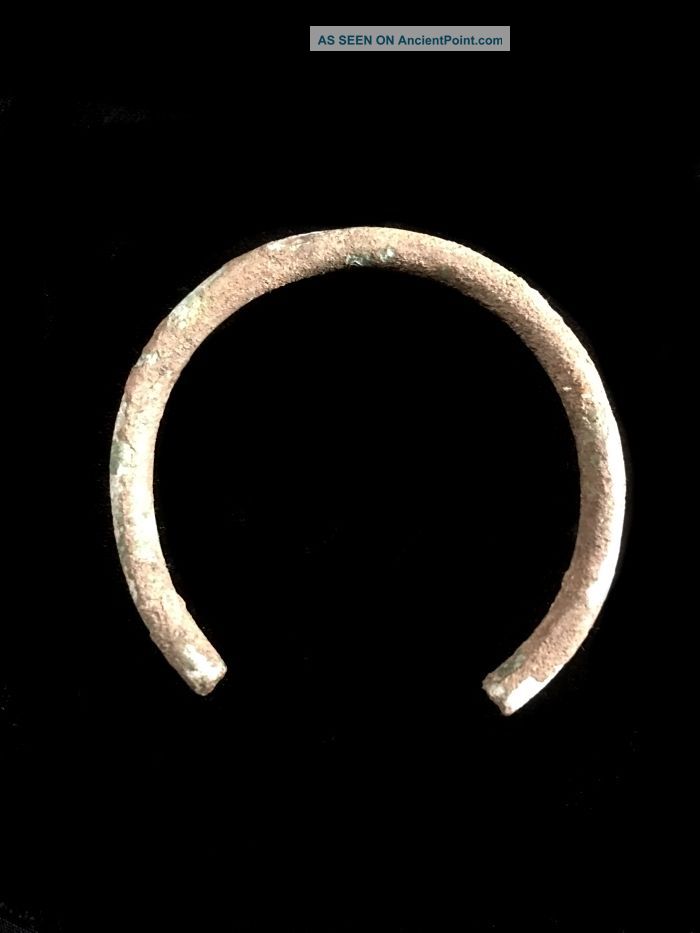 Viking Arm Ring Bracelet Solid Bronze 49 Gram Age 793 - 1066 Ad Baltic Region T Viking photo
