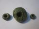 3 Pre - Columbian Mayan Jaguar Spotted Jade Stone Beads - 3c01 The Americas photo 2