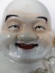 Antique Chinese Old Porcelain Gold Happy Buddha It Marked Asian China Figurines & Statues photo 5