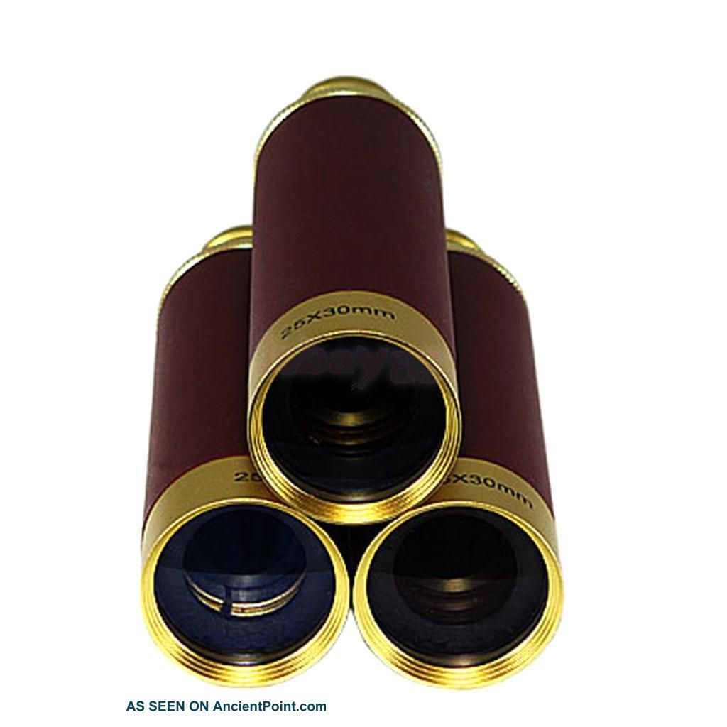 25x30 Zoom Hd Monocular Pirate Telescope Nautical Night Vision Antique