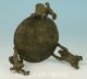 Chinese Bronze Casting Dog Statue Oil Lamp Figurines & Statues photo 3