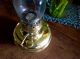 Antique Large Victorian Veritas - Duplex Brass Ceiling Oil Lamp Lamps photo 2