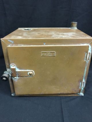 Arthur H.  Thomas Co Philadelphia Usa Copper Box,  Possibly A Sanitizer photo