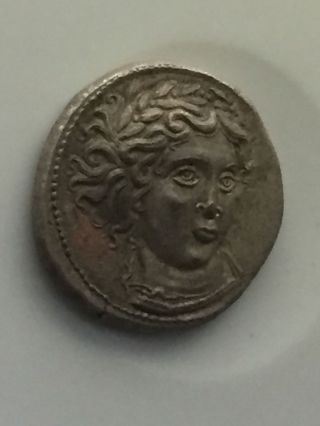 Ancient Greece Unknown Silver /bronze/copper Tetradrachm Amphipolis Macedon Coin photo