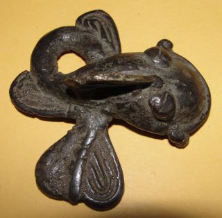 African Fish Mrammuo Sculpture Akan Ashanti Ghana Mali Ashanti Bronze Goldweight photo