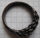 Viking Period Complex Braided Very Large Silver Crimped Ring Viking photo 7