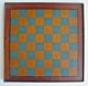 19th Century Painted Wood Checkers & Backgammon Two Sided Game Board Antique Primitives photo 1