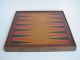 19th Century Painted Wood Checkers & Backgammon Two Sided Game Board Antique Primitives photo 3