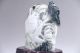 Exquisite 100 Natural Dushan Jade Hand Carved Flower&fish Statue Y498 Other Chinese Antiques photo 6