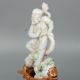 China Exquisite Hand - Carved Dragon Lohan Carving Jadeite Jade Statue Figurines & Statues photo 4